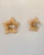 Metal Vintage Flower Wall Sconces in Beige Painted Metal, France, 1970s, Set of 2 For Sale - Image 7 of 7