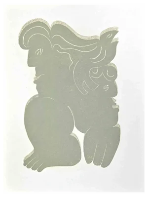 Jean Lurçat, The Stony Woman, Lithograph, Mid-20th Century