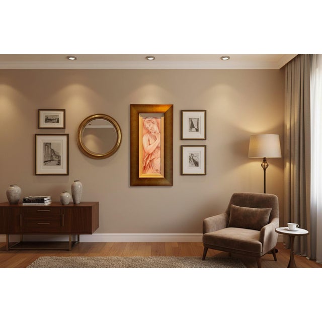 Original Signed Drawing by the Twins Bugagiar Danzatrice Study for the Three Graces Florentine Neo Classical Art For Sale - Image 15 of 15