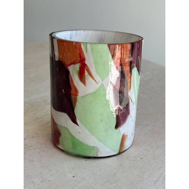 2020s Murano Colorful Glass Vase by Stories of Italy For Sale - Image 5 of 8