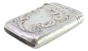 Silver Matchbox with Reliefs
