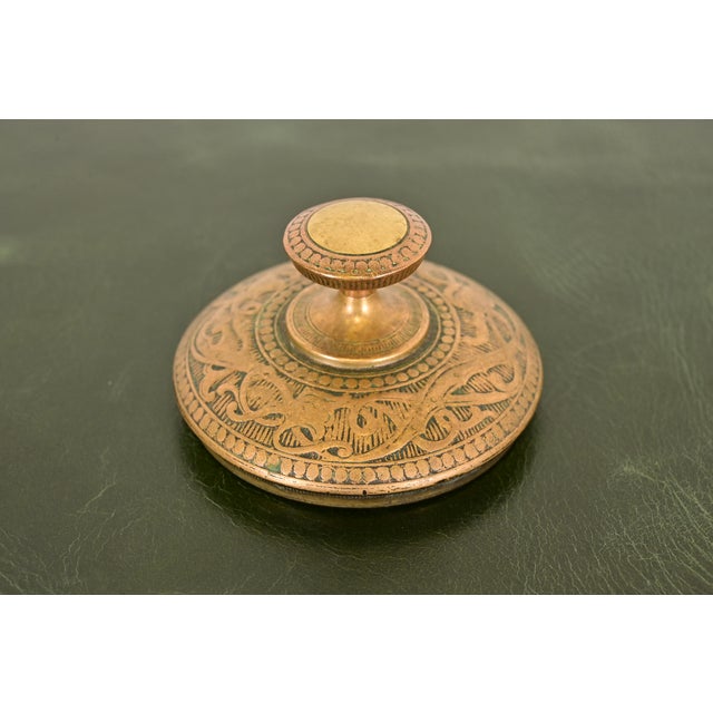 Bronze Marshall Field & Co. Antique Viking Bronze Paperweight, Circa 1910 For Sale - Image 8 of 8