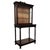 2000 - 2009 Antique English Carved Oak Cabinet with Barley Twist Legs For Sale - Image 5 of 12