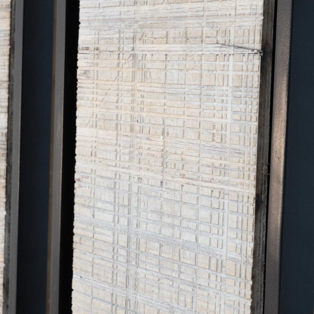 Wooden Wall Decoration, 1950, Set of 2 For Sale - Image 9 of 10