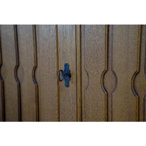 Rustic Oak Sideboard, Belgium, 1960s For Sale - Image 4 of 7