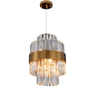 Collection Minerva Suspension in Metal and Crystal by Jago For Sale