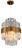Collection Minerva Suspension in Metal and Crystal by Jago For Sale