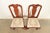 1970s Henkel Harris Queen Anne Solid Cherry Wood Side Chairs or Dining Chairs | Pair For Sale - Image 5 of 15