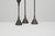 Vintage Candlesticks by Christian De Beaumont, 1980, Set of 3 For Sale - Image 6 of 9