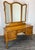 Vintage French Dressing Table with Mirror in Oak For Sale - Image 11 of 11