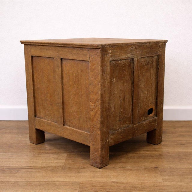 Antique Oak Side Cabinet with Carved Motifs, 1890s For Sale - Image 6 of 13