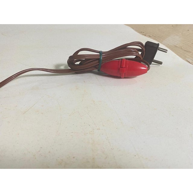 Brown Sculptural Table Lamp in Carved Olive Wood, France, 1950s For Sale - Image 8 of 16