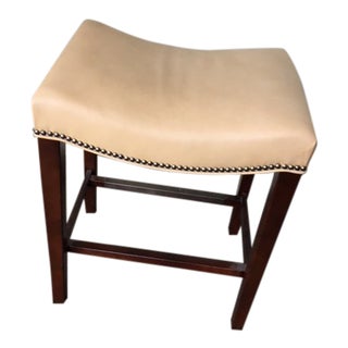 Transitional Hickory Chair Furniture Co. Madigan Counter Stool For Sale