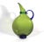 Green Michael Schunke Nine Iron Studios Hand-Blown Flat Art Glass Pitchers - Set of 3 For Sale - Image 8 of 11