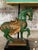 Art Deco 1950’s Frederick Cooper Tang Horse Lamp With Shade For Sale - Image 3 of 5