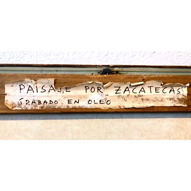 Modern Ivan Schwebel, Jerusalem Modernist Landscape Oil Painting Israeli Bezalel Artist, Judaica Art, 1985 For Sale - Image 3 of 13