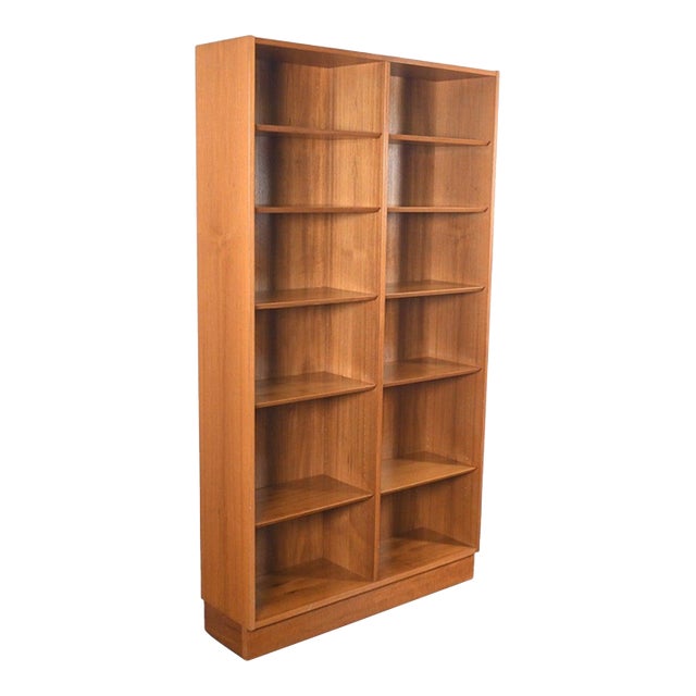 Carlo Jensen Double Teak Bookcase by Hundevad + Co #2 | Danish Modern 1960s For Sale