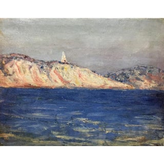 1950s Oil Painting Seascape Kristian Pol' For Sale