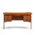 Svend Madsen Mid Century Danish Teak Curved Desk This desk measures: 59 wide x 28.5 deep x 30.25 high, with a chair...
