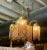 Brass Vintage Brass Chandelier With Colorful Glass Beads For Sale - Image 8 of 12