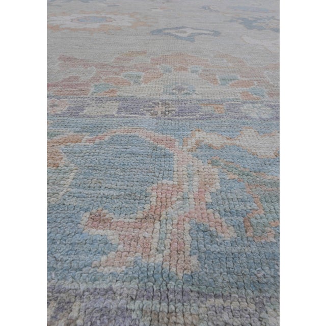 Turkish Oushak Rug 8'5" x 10'2" For Sale In Houston - Image 6 of 8