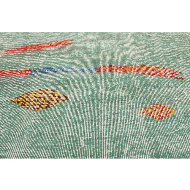 Mid 20th Century Zeki Muren Vintage Turkish Sivas Rug, 05'00 X 09'00 For Sale - Image 5 of 10