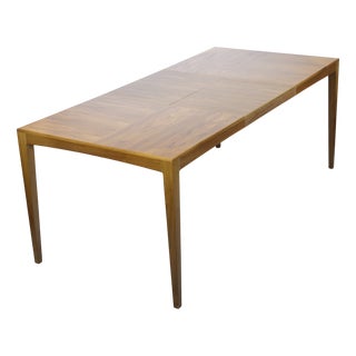Mid-Century Extendable Dining Table in Walnut by Hartmut Lohmeyer for Wilkhahn, 1960s For Sale