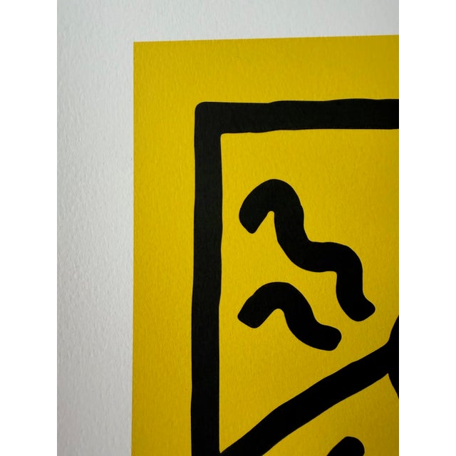 Keith Haring (1958-1990), Untitled, 1984, (Pyramid With UFOs), Copyright Keith Haring Foundation, Licensed by Artestar New York Reproduction For Sale - Image 10 of 12