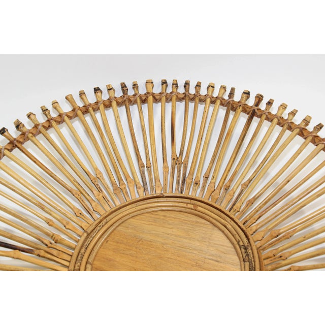 Large Vintage Tribal Handwoven Ethnic Round African Basket For Sale In Palm Springs - Image 6 of 13