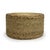 The Woven Ottoman from Zentique is a large handwoven round ottoman in light brown water hyacinth and corn husk leaf. At...