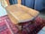 Vintage Round Oak Coffee Table with Drop Leaves, France For Sale - Image 10 of 15