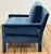 Blue Vintage Newly Upholstered MCM Blue Velvet Parsons Chair For Sale - Image 8 of 11