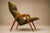 Brazilian Modern Armchair in Pau Marfim & Green Mohair, Pierre Weckx, 1950s For Sale - Image 4 of 15
