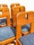 Rustic Teak Dining Chairs from WASA, Set of 6 For Sale - Image 3 of 7