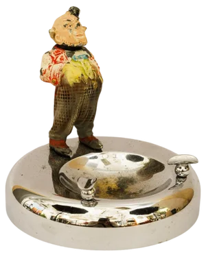 Bobblehead Ashtray, Germany, 1960s