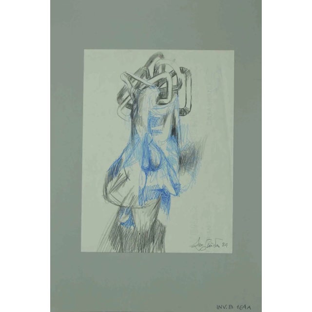 Contemporary Leo Guida, Sketch, Original Drawing, 1984 For Sale - Image 3 of 3