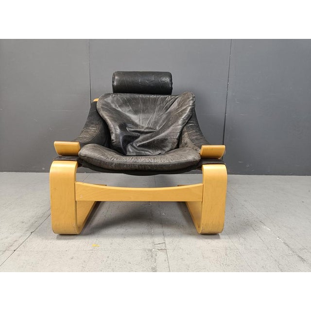 1970s Swedish Kroken Armchair by Ake Fribyter for Nelo Möbel, 1970s For Sale - Image 5 of 10