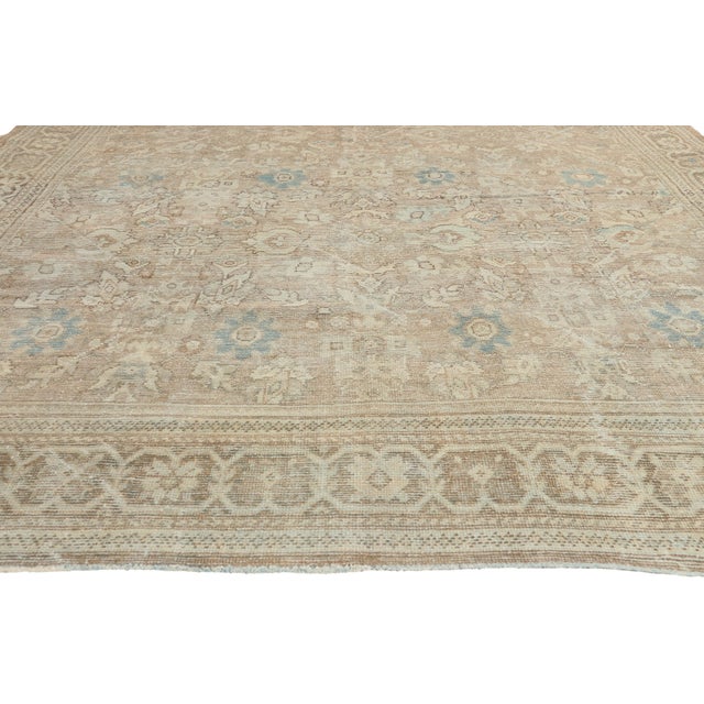 Vintage Persian Mahal Rug, 07'04 X 10'06 For Sale - Image 4 of 10