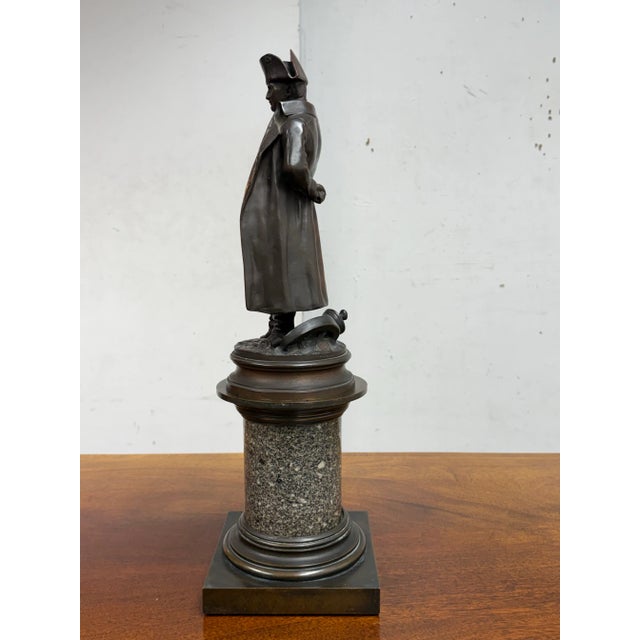 Late 19th Century L. V. Deposee Bronze Napoleon Sculpture, Stamped For Sale - Image 4 of 12