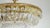 1960's Austrian Regency Gold Plate Framed Cut Lead Crystal Ceiling Flush Mount/ Plafonnier Lighting Fixture by Palme & Walter For Sale - Image 17 of 18