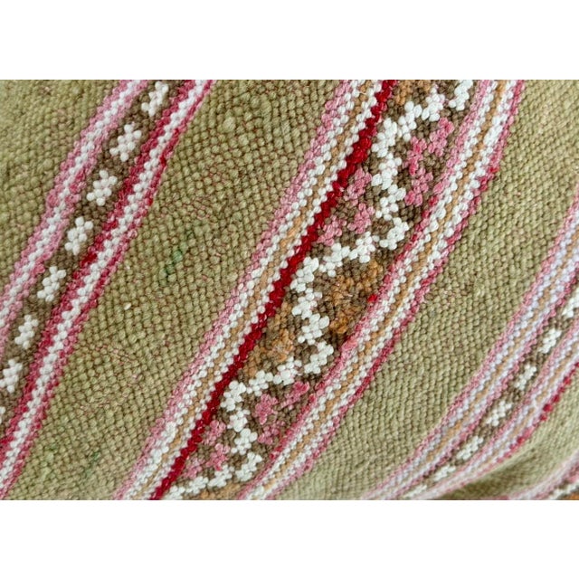 Textile Early 20th Century Turkish Kilim Pillow For Sale - Image 7 of 14