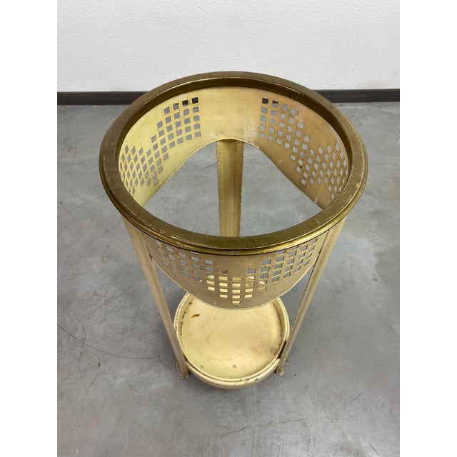 Metal Umbrella Stand attributed to Josef Hoffmann for Kolo Moser, 1890s For Sale - Image 7 of 10