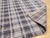 Contemporary Blue Gray Plaid Hand-Knotted Bamboo Silk Rug 5x8 For Sale - Image 3 of 5