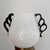 1990s Italian Sconces W/ Milky White Murano Glass - Pair For Sale - Image 4 of 6