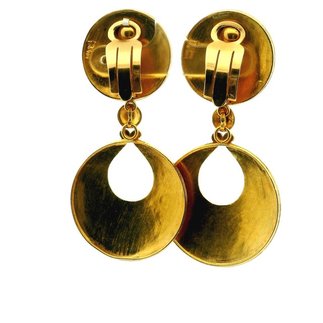 1970s Vintage Ilias Lalaounis 18k Gold Ancient Revival Drop Earrings, Greece, A Pair For Sale - Image 5 of 13