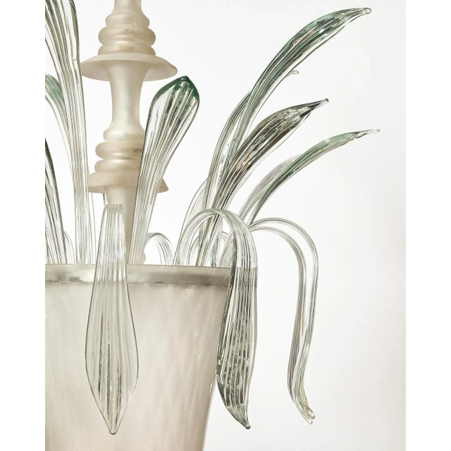 Italian Italian Vintage Murano Glass Chandelier For Sale - Image 3 of 10