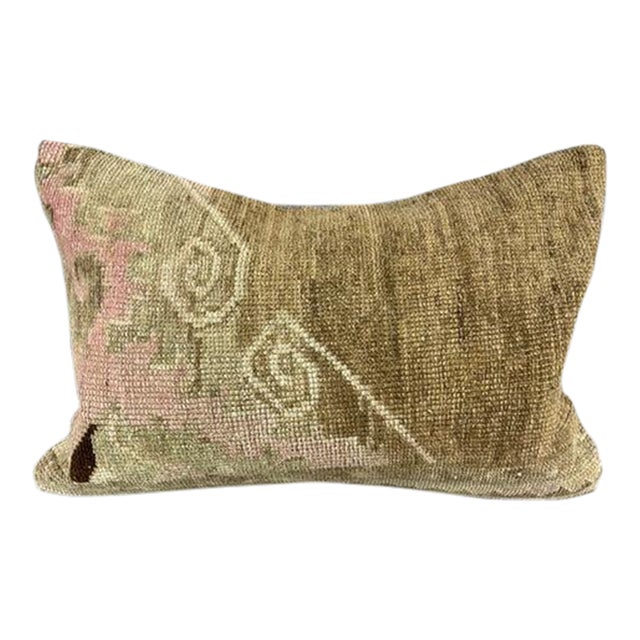 16 x 24 Rug Pillow Bosporus Harmony Turkish Pillow Cushion Cover For Sale