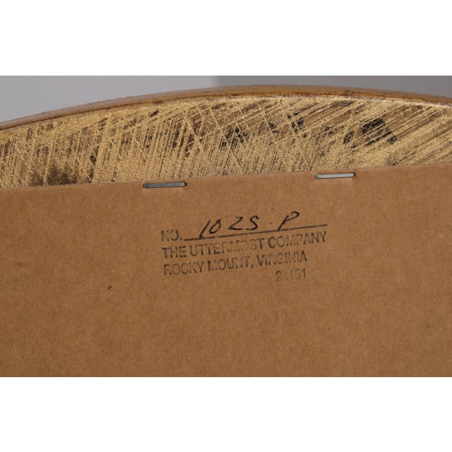 Uttermost Gold Gilt Hollywood Regency Dome Top Mirror For Sale - Image 14 of 14