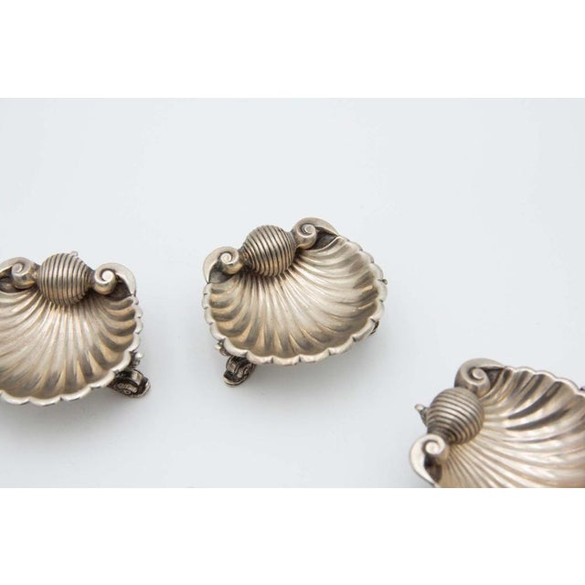 Silver Shell-Shaped Ring Sets, Set of 5 For Sale - Image 3 of 5