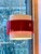 Vintage Danish Red and White Pendant Lamp, Denmark, 1970s For Sale - Image 3 of 5